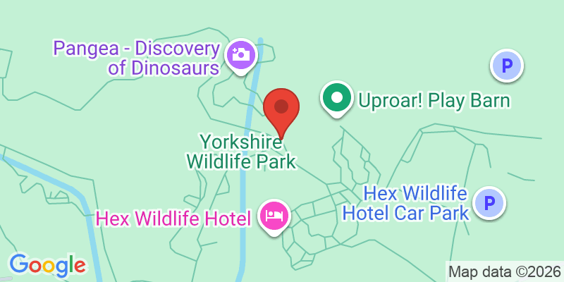 Mapa de la ubicación de Yorkshire Wildlife Park