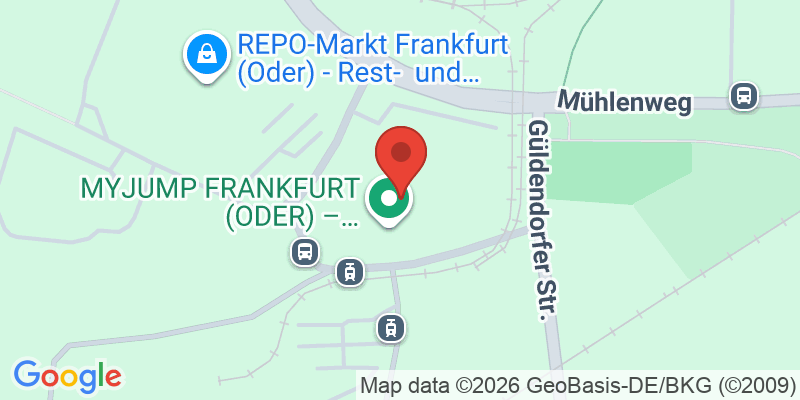 Mapa de la ubicación de Mykidsland Frankfurt Oder Indoorspielplatz