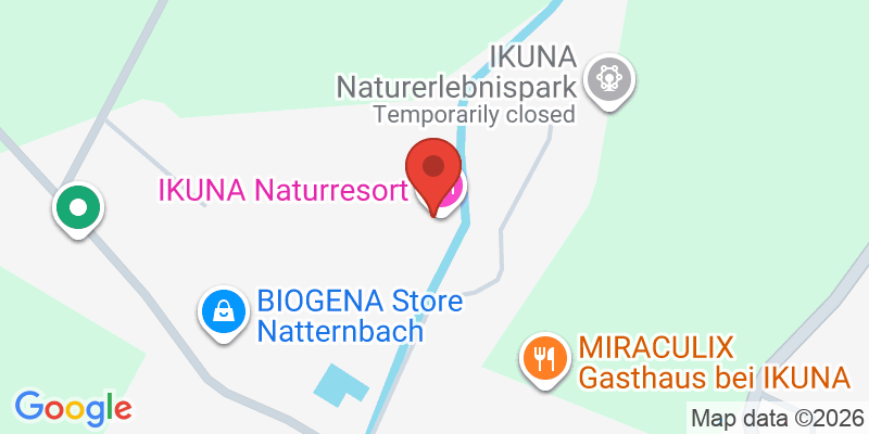 Mapa de la ubicación de IKUNA Naturresort