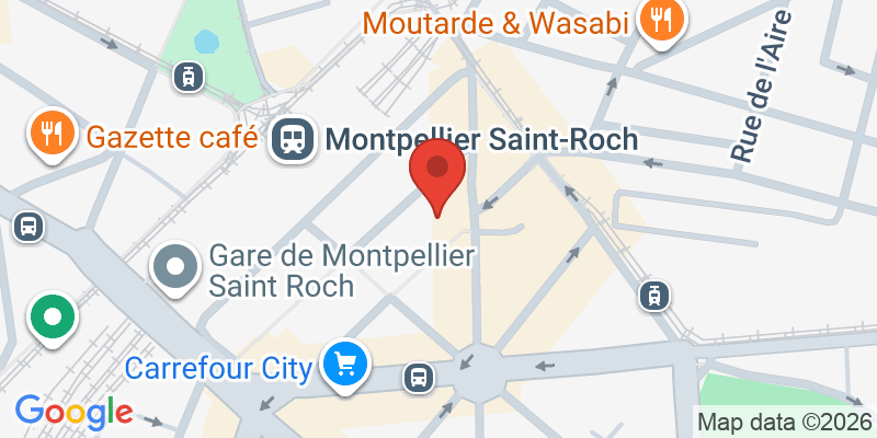 Mapa de la ubicación de ESCAPEGAME.LOL - Escape Game Montpellier