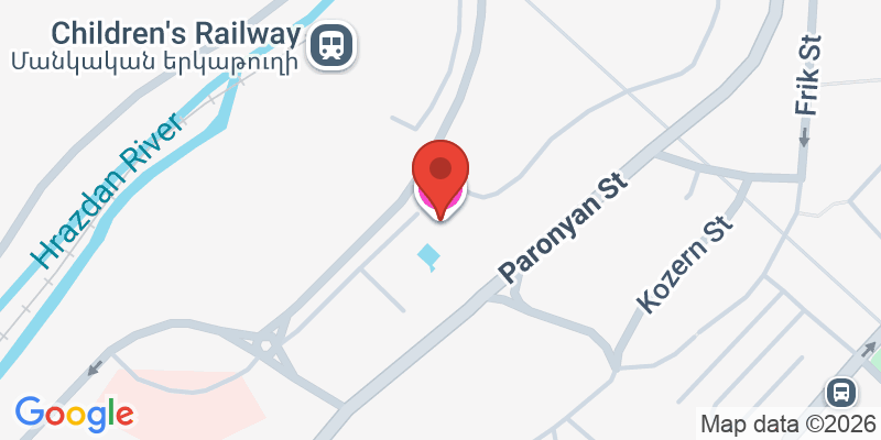 Mapa de la ubicación de Hrazdan Hotel (President Hotel)