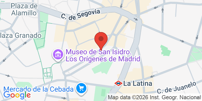 Mapa de la ubicación de Los Secretos de Lola Restaurant