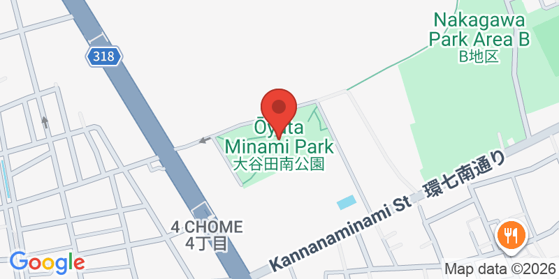 Mapa de la ubicación de Ōyata Minami Park
