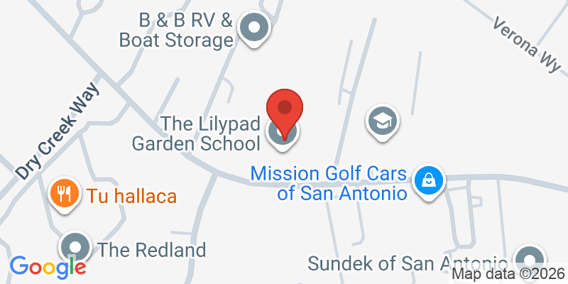 Mapa de la ubicación de The Lilypad Garden School