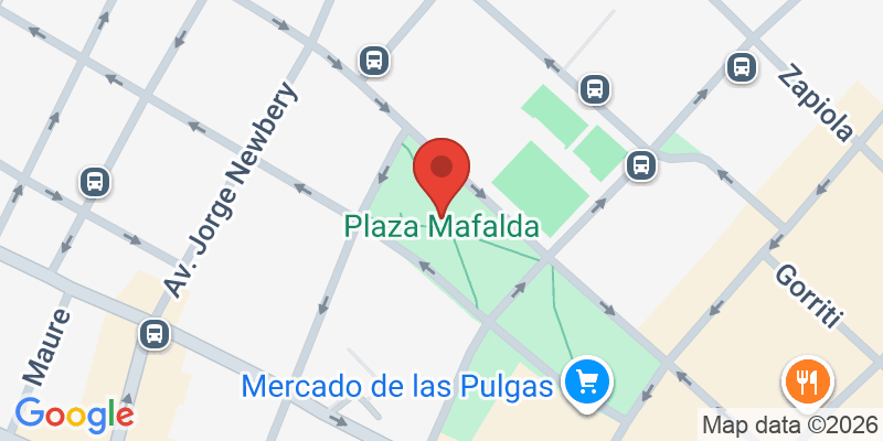 Mapa de la ubicación de Plaza Mafalda