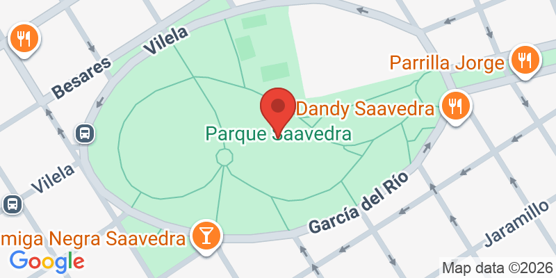 Mapa de la ubicación de Parque Saavedra