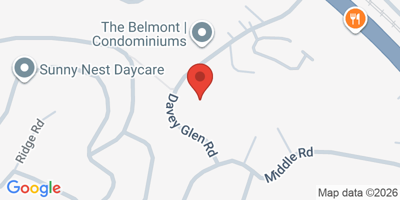 Mapa de la ubicación de Davey Glen Park