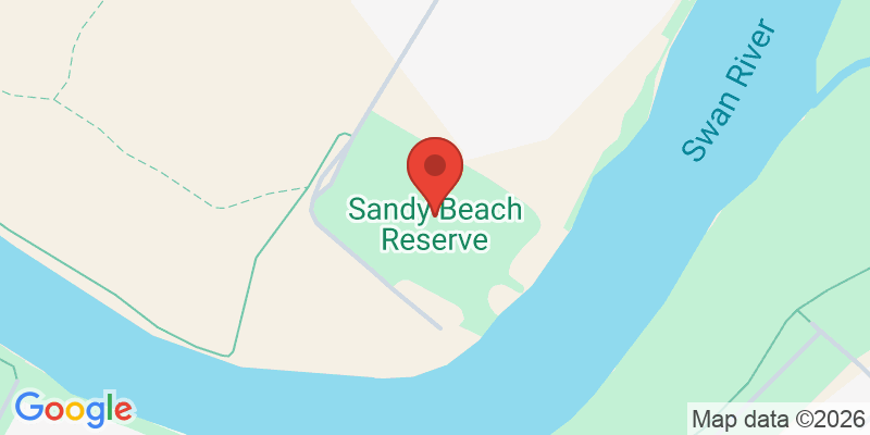 Mapa de la ubicación de Sandy Beach Reserve