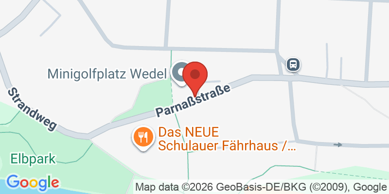 Mapa de la ubicación de Minigolf Wedel