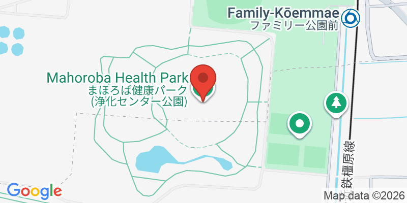 Mapa de la ubicación de Mahoroba Health Park