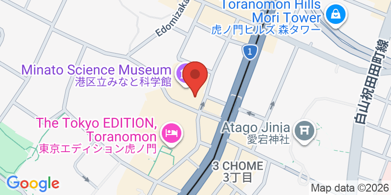 Mapa de la ubicación de Minato Science Museum