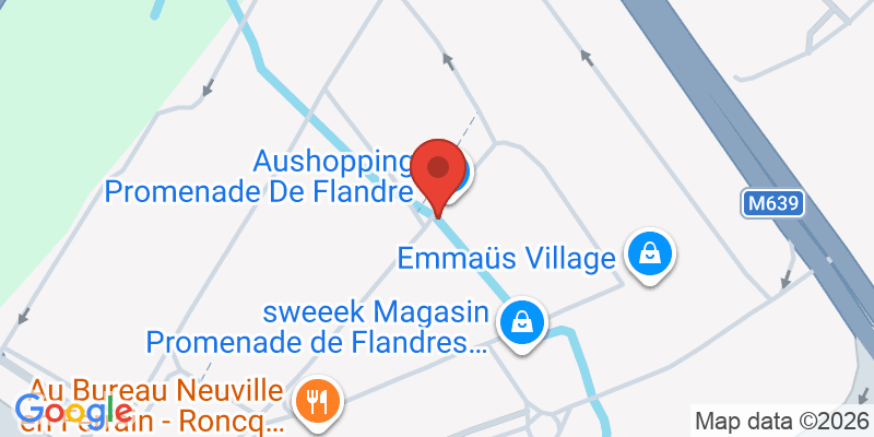 Mapa de la ubicación de Aushopping Promenade De Flandre