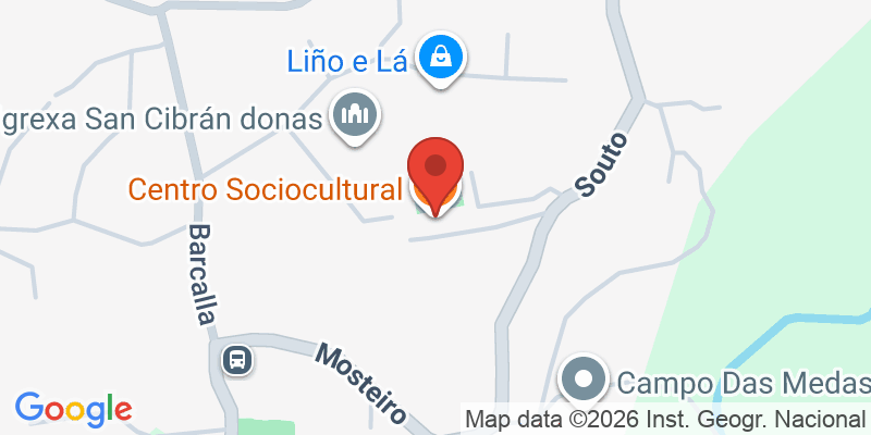 Mapa de la ubicación de Centro Sociocultural de Donas