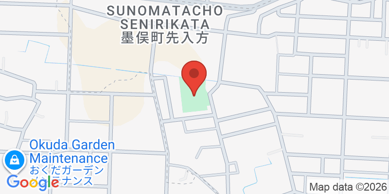 Mapa de la ubicación de Sunomatanishi Park