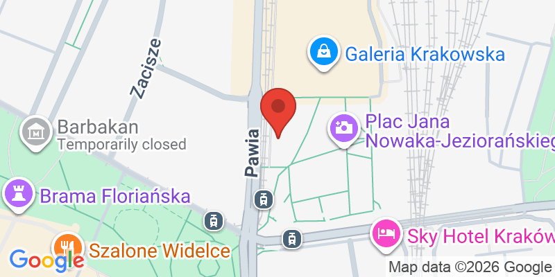 Mapa de la ubicación de Restauracja Mavericks Cracow