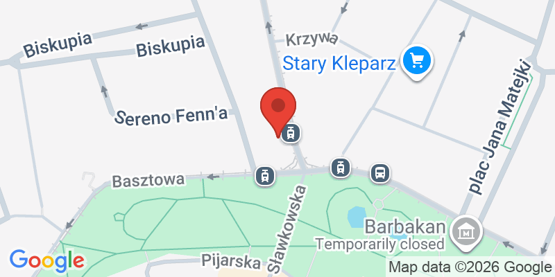 Mapa de la ubicación de Bunny Cafe - Królicza Kawiarnia