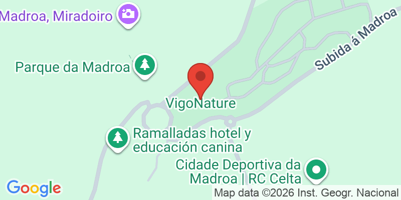 Mapa de la ubicación de VigoNature