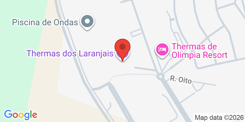 Mapa de la ubicación de Thermas dos Laranjais