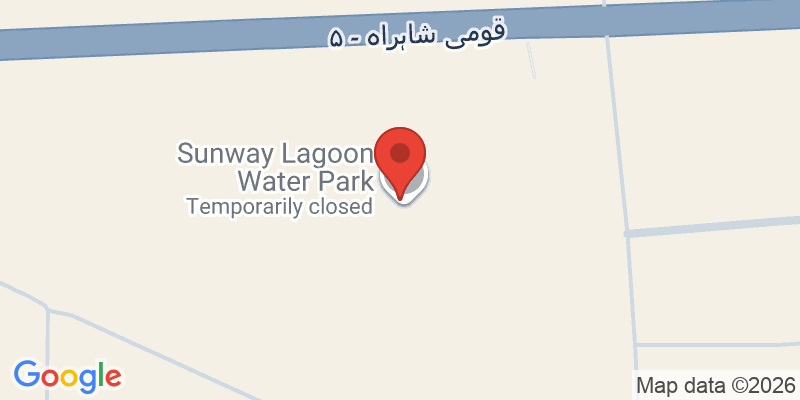 Mapa de la ubicación de Sunway Lagoon Water Park