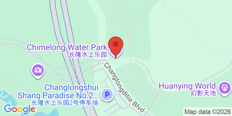 Mapa de la ubicación de Chimelong Waterpark
