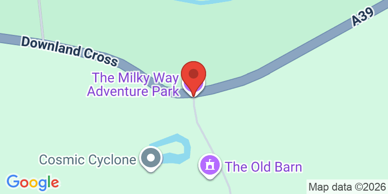 Mapa de la ubicación de The Milky Way Adventure Park