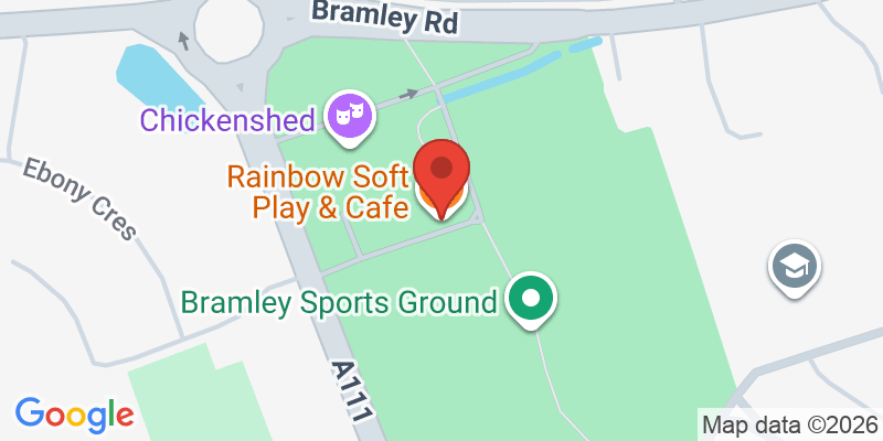 Mapa de la ubicación de Rainbow Soft Play & Cafe