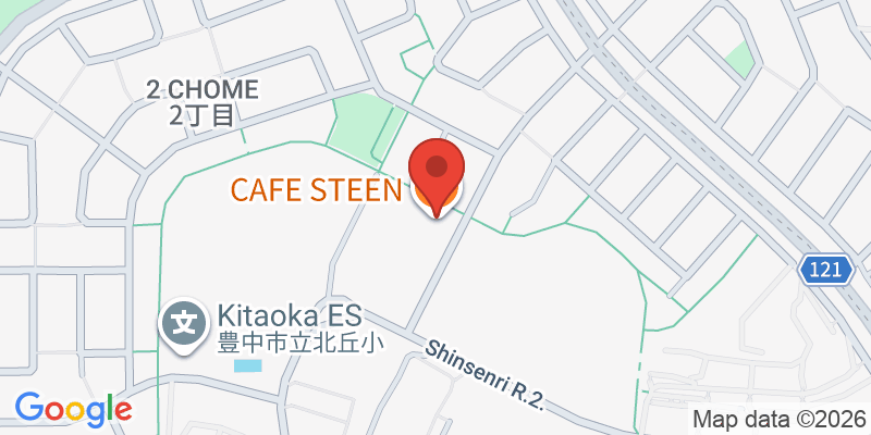 Mapa de la ubicación de Cafe Steen