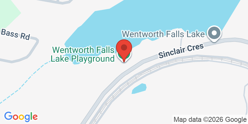 Mapa de la ubicación de Wentworth Falls Lake Playground