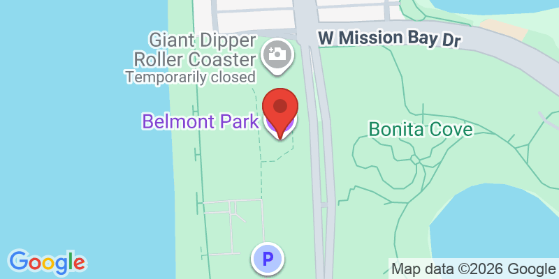 Mapa de la ubicación de Belmont Park