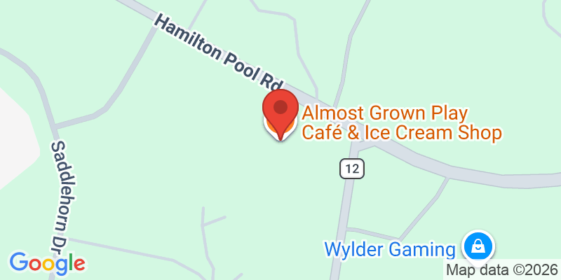 Mapa de la ubicación de Almost Grown Play Café & Ice Cream Shop