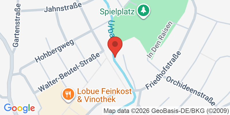 Mapa de la ubicación de Wasserspielplatz Urbach