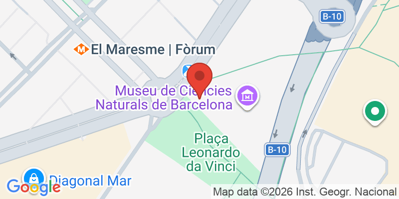 Mapa de la ubicación de Museu de Ciències Naturals de Barcelona