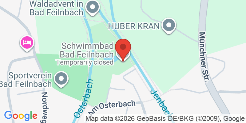 Mapa de la ubicación de Schwimmbad Bad Feilnbach