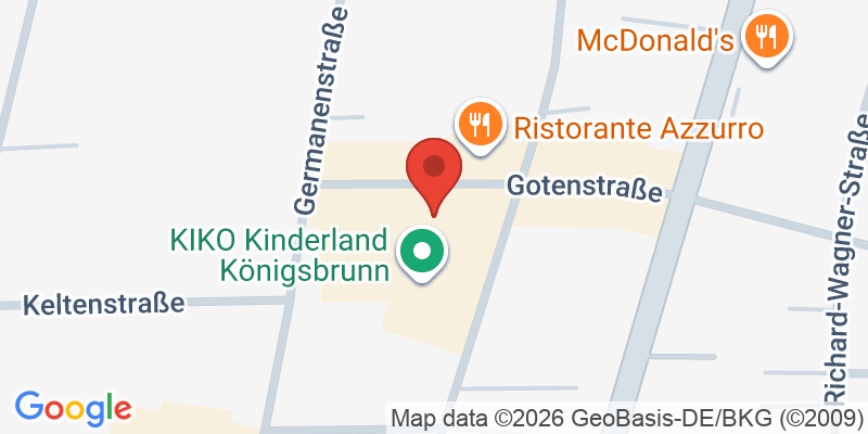 Mapa de la ubicación de KIKO Kinderland Königsbrunn