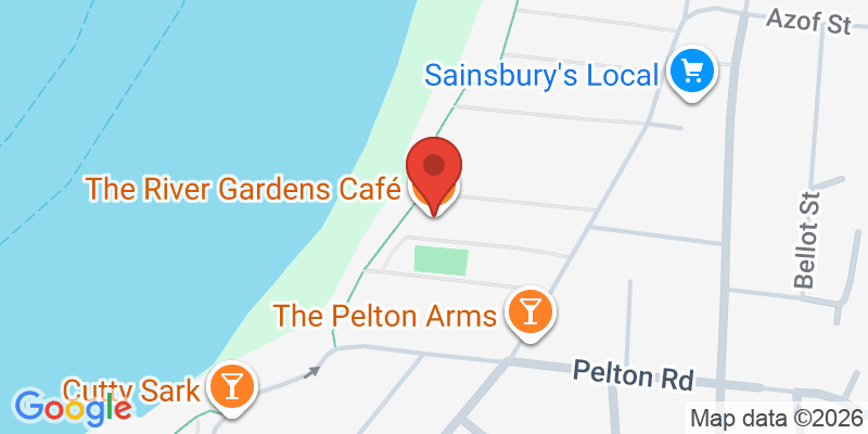 Mapa de la ubicación de River Gardens Cafe