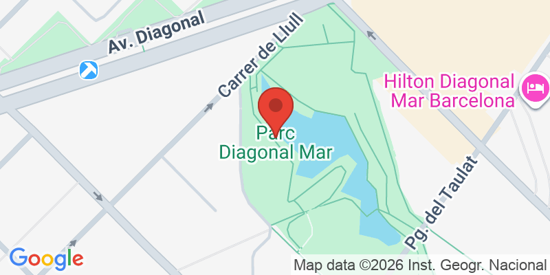 Mapa de la ubicación de Parque de Diagonal Mar