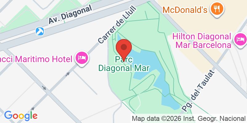 Mapa de la ubicación de Parque de Diagonal Mar