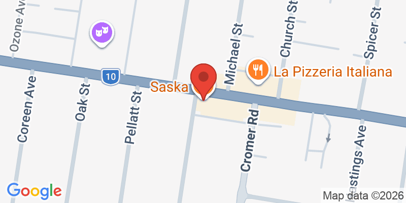 Mapa de la ubicación de Saska Cafe