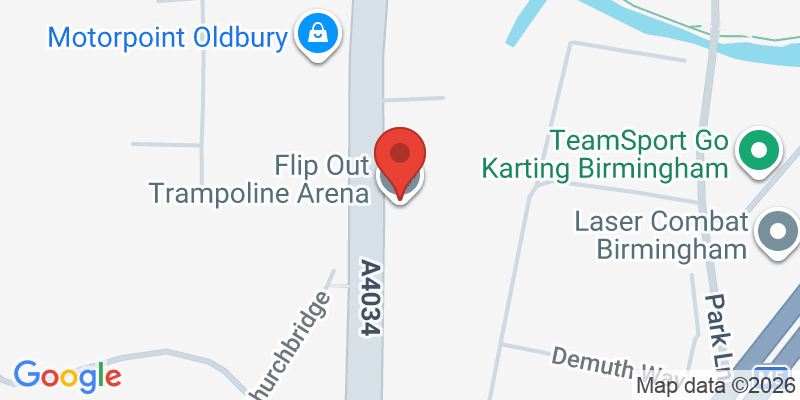 Mapa de la ubicación de Flip Out Trampoline Arena