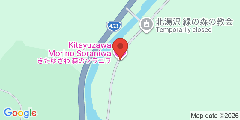 Mapa de la ubicación de Soraniwa of Kita Yuzawa forest