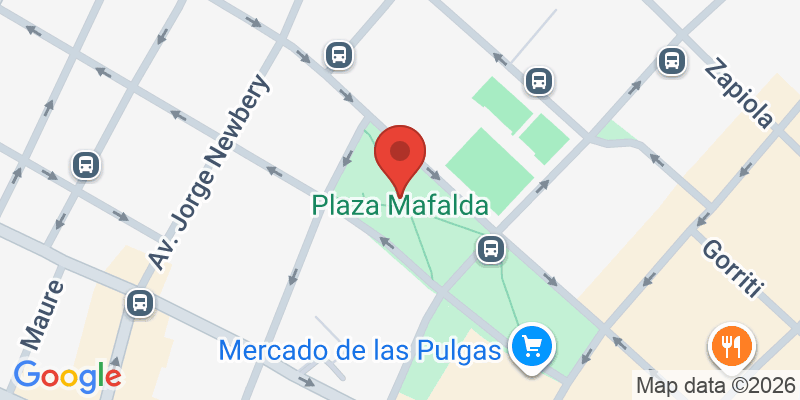 Mapa de la ubicación de Plaza Mafalda