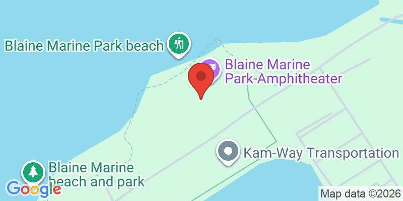 Mapa de la ubicación de Blaine Marine Park