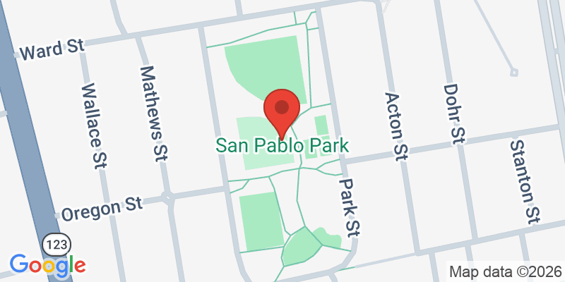 Mapa de la ubicación de San Pablo Park