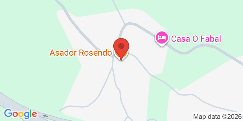 Mapa de la ubicación de Churrasco Asador O Rosendo