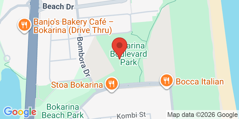 Mapa de la ubicación de Kawana playground