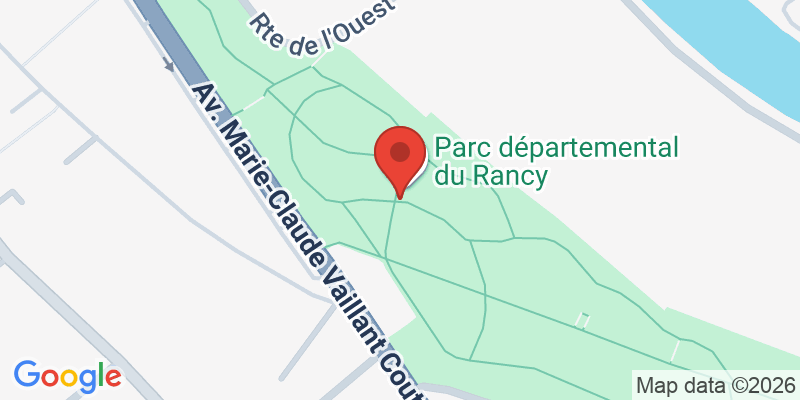 Mapa de la ubicación de Parc départemental du Rancy