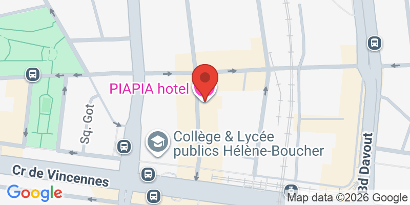 Mapa de la ubicación de Piapia Hotel