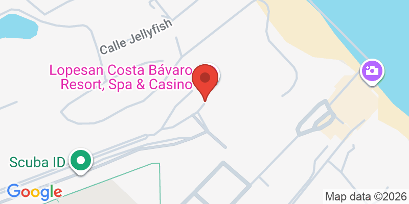 Mapa de la ubicación de Lopesan Costa Bávaro Resort, Spa & Casino