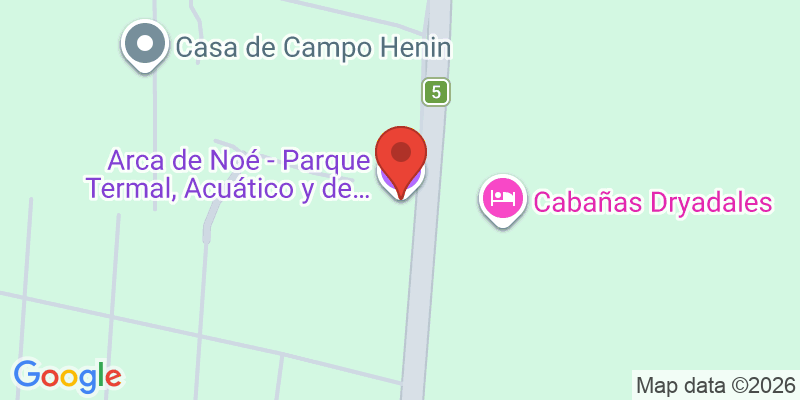 Mapa de la ubicación de Arca de Noé - Parque de Aventura