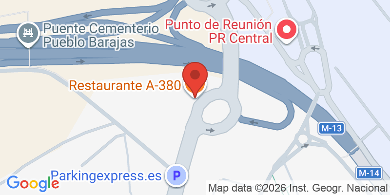 Mapa de la ubicación de Restaurante A-380